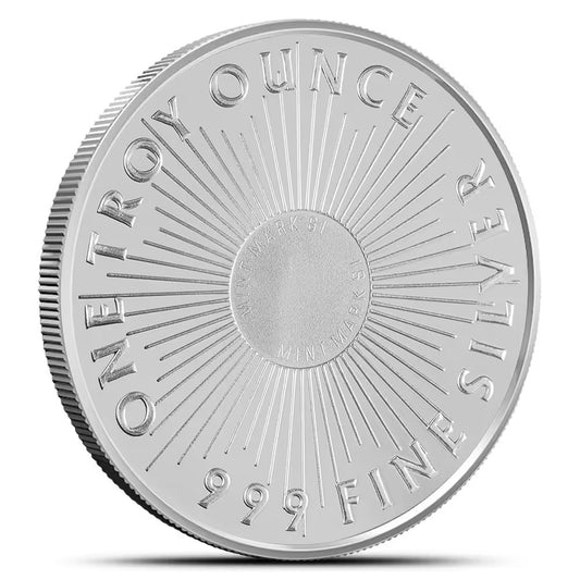 1 oz .999 Fine Silver Round - Sunshine Minting Eagle Design