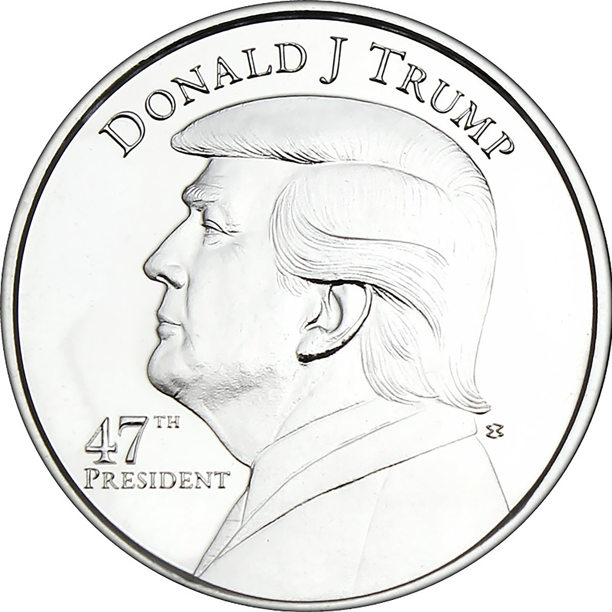 Donald Trump 47th President 1oz .999 Silver Coin in Air Tite Holder