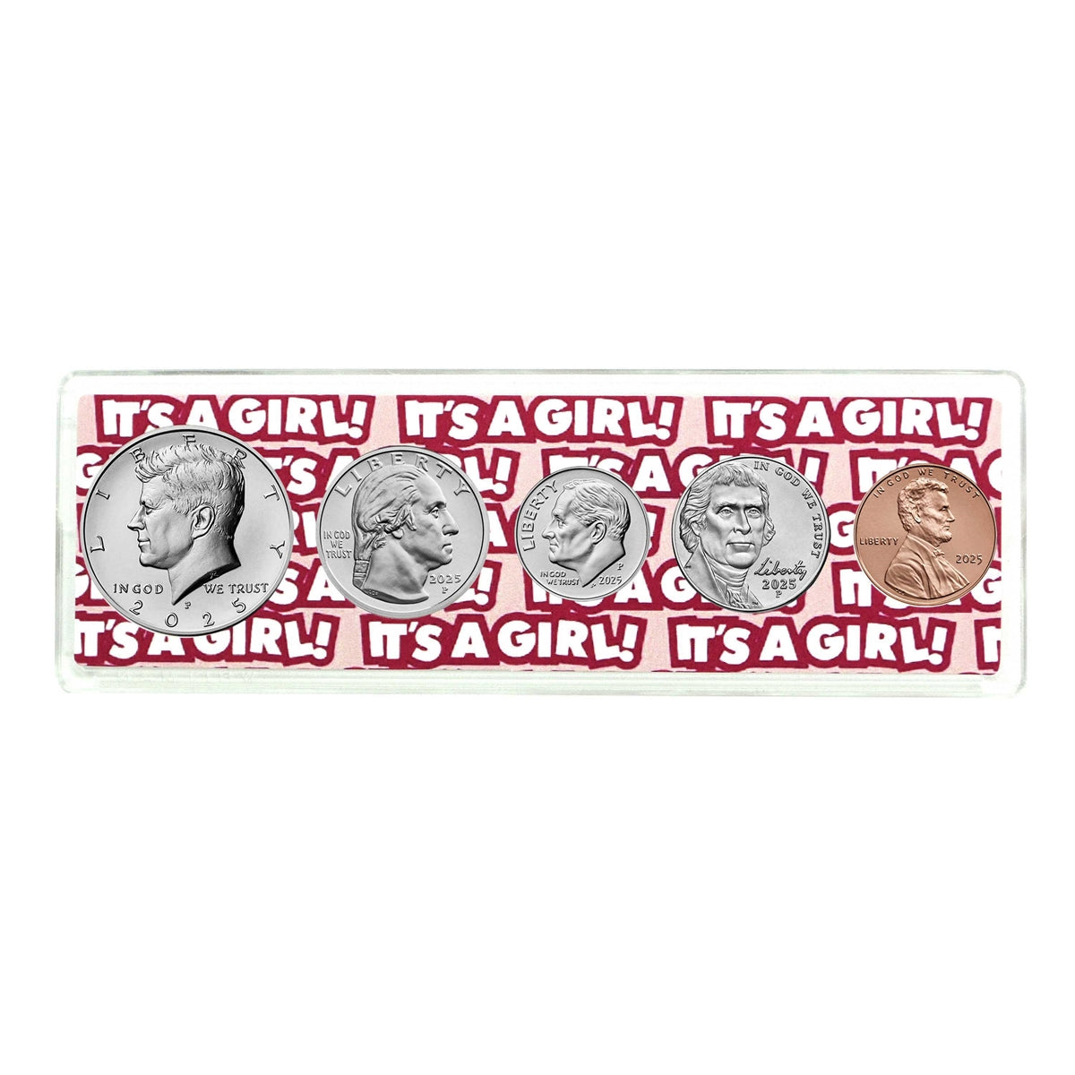 2025 Birth Year Coin Set in "It's a Girl" Holder