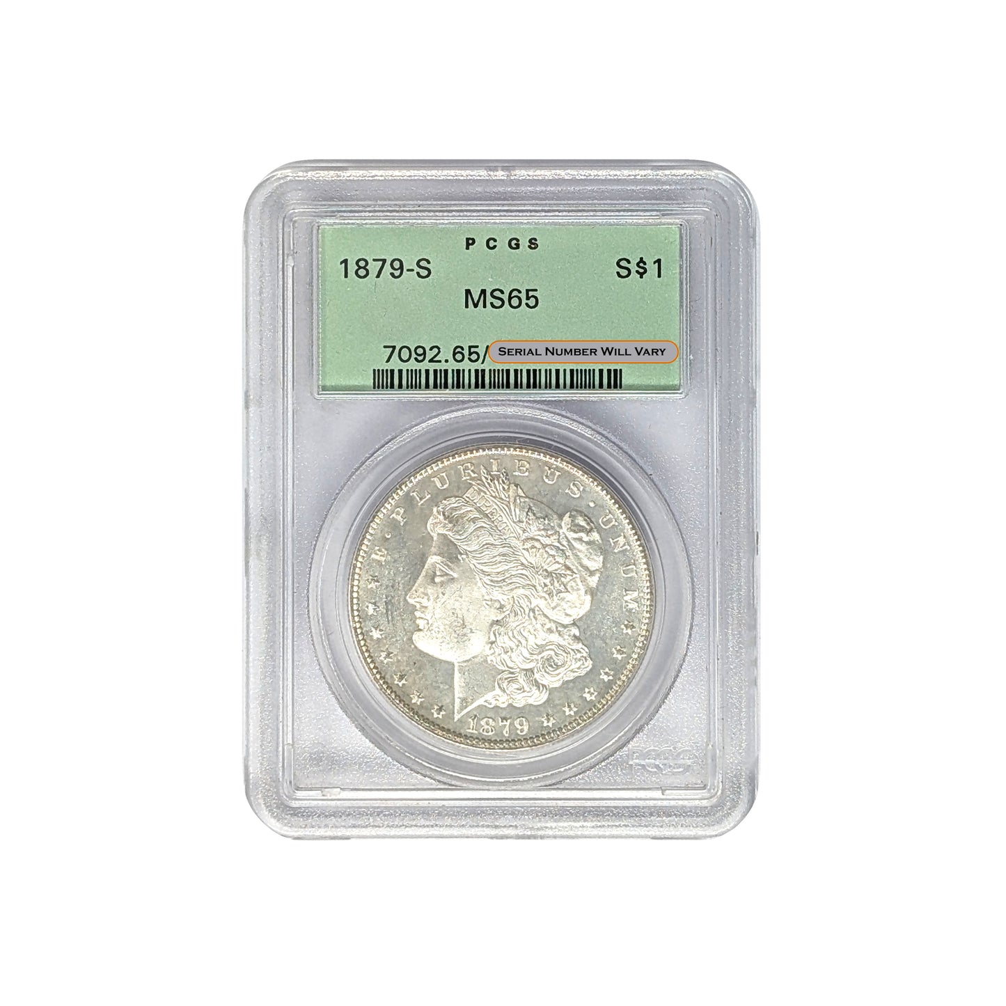 1879 S Morgan Silver Dollar PCGS MS 65 $1 Uncirculated