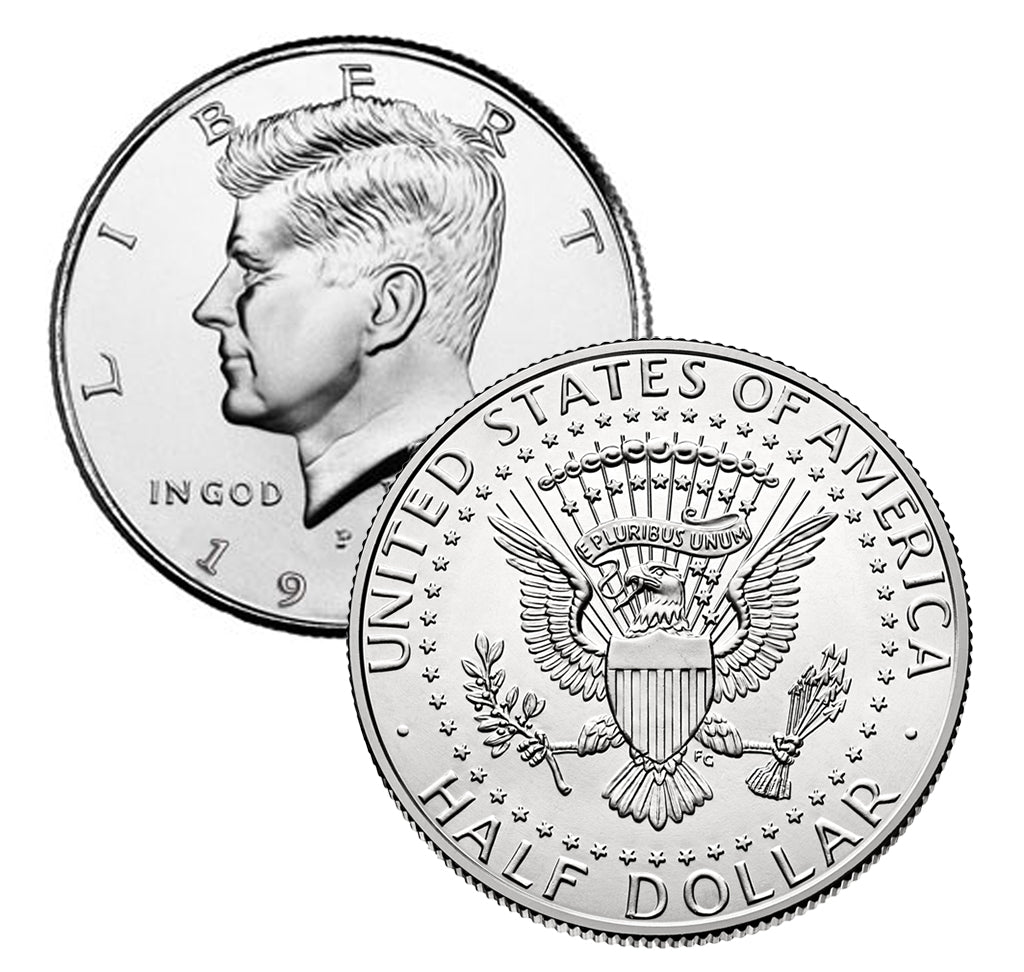 1973 P&D Kennedy Half Dollar 2 Coin Set - Brilliant Uncirculated