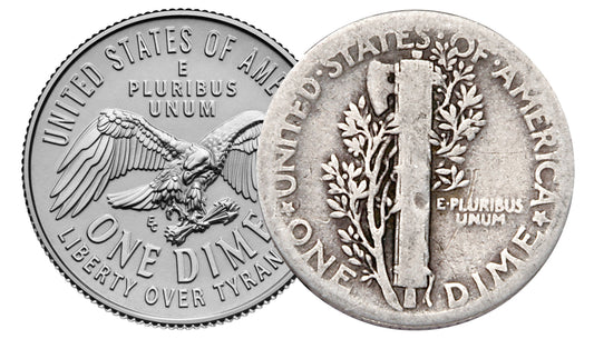 1926 Mercury Dime and 2026 Enduring Liberty Dime 100-Year 2 Coin Set