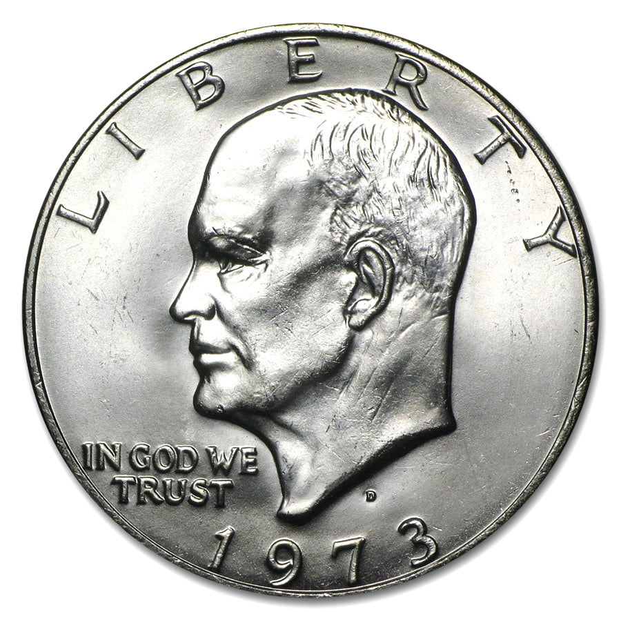 1973 P and D 2-Coin Set BU Uncirculated Eisenhower Dollars