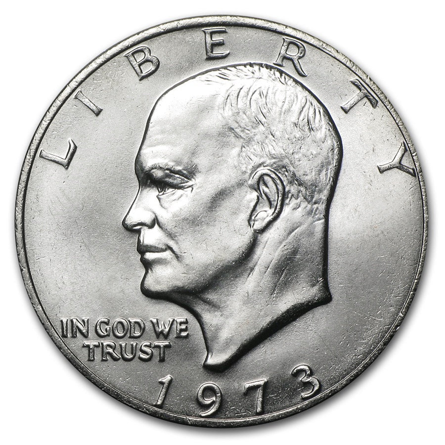 1973 P and D 2-Coin Set BU Uncirculated Eisenhower Dollars