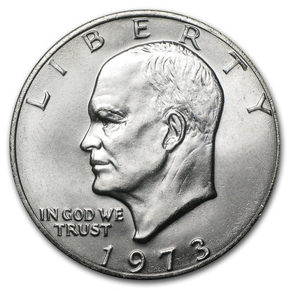 1973 P and D 2-Coin Set BU Uncirculated Eisenhower Dollars