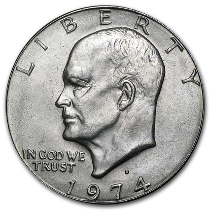 1974-D Eisenhower Dollar - Single Coin BU