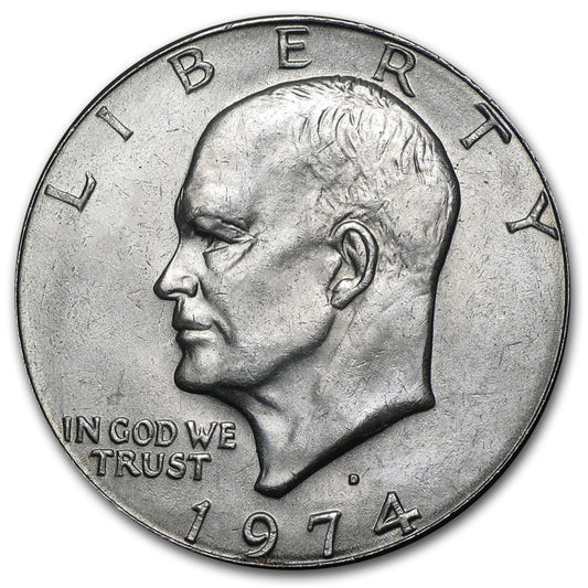 1974-D Eisenhower Dollar - Single Coin BU