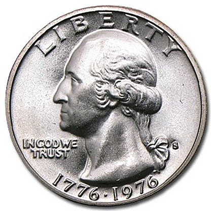 2026 D Mint Revolutionary War Quarter & 1976 S Mint 40% Silver Bicentennial Quarter 2-Coin Set