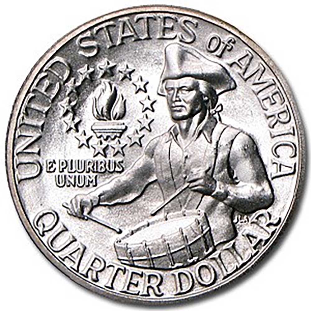 2026 D Mint Revolutionary War Quarter & 1976 S Mint 40% Silver Bicentennial Quarter 2-Coin Set