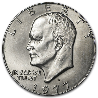1977-D Eisenhower Dollar - Single Coin BU