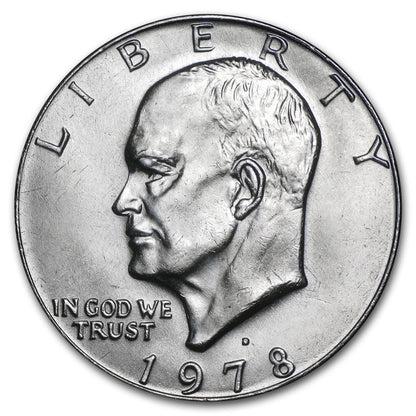 1978-D Eisenhower Dollar - Single Coin BU