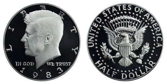1983-S Proof Kennedy Half Dollar - Single Coin