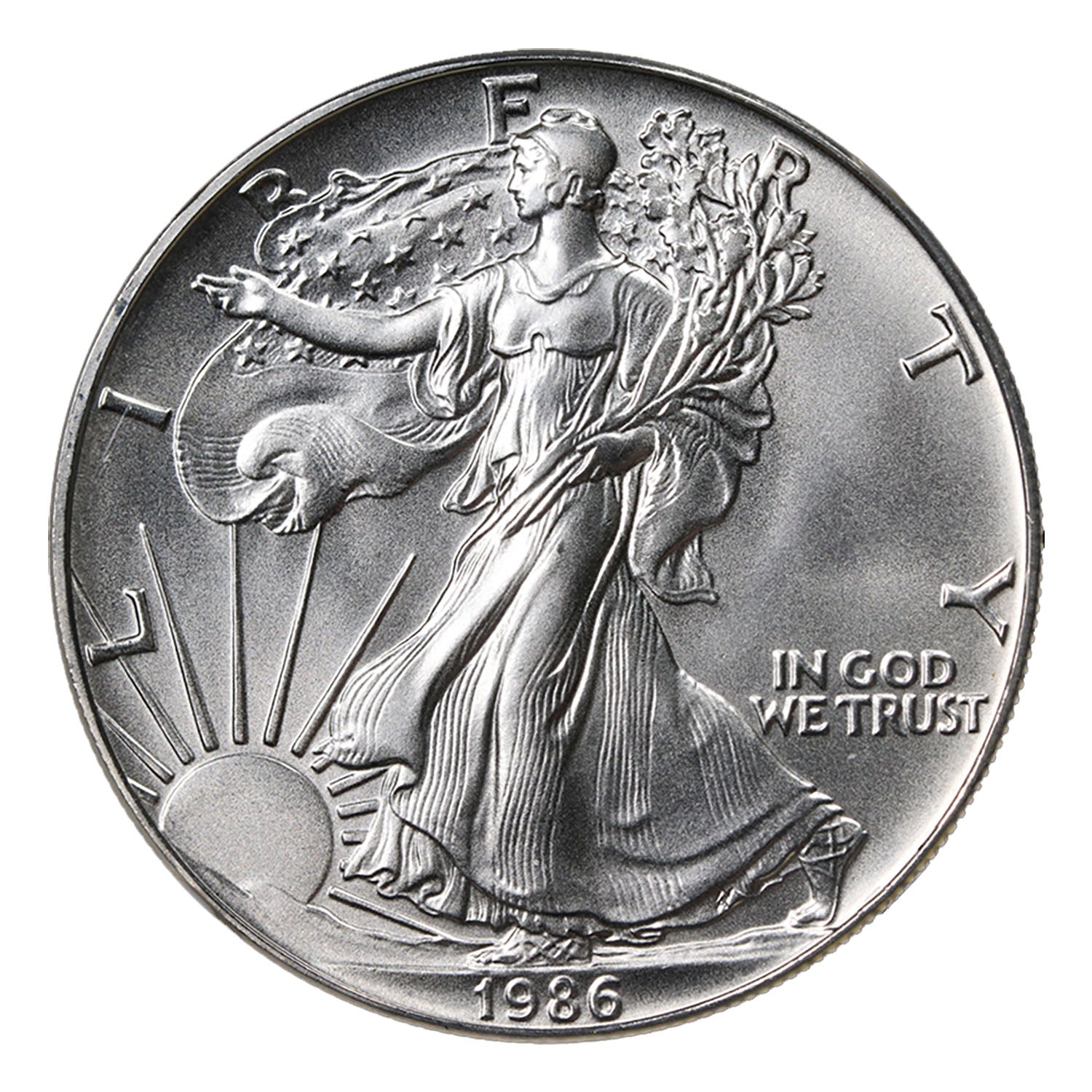 Silver Eagles Type 1 - Mint State Silver Eagles – Smyrnacoin.com