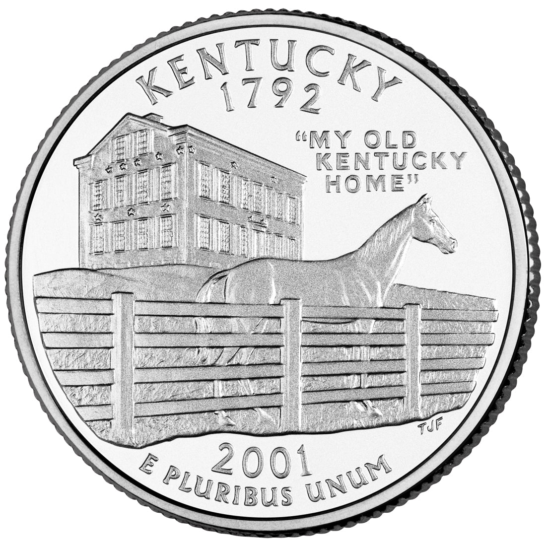 2001-D Kentucky State Quarter - Single Coin