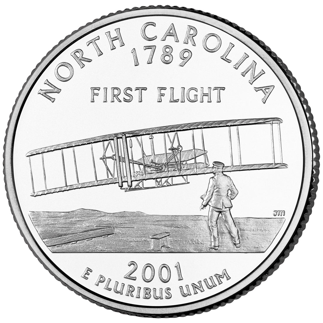 2001-D North Carolina State Quarter - 40 Coin Roll