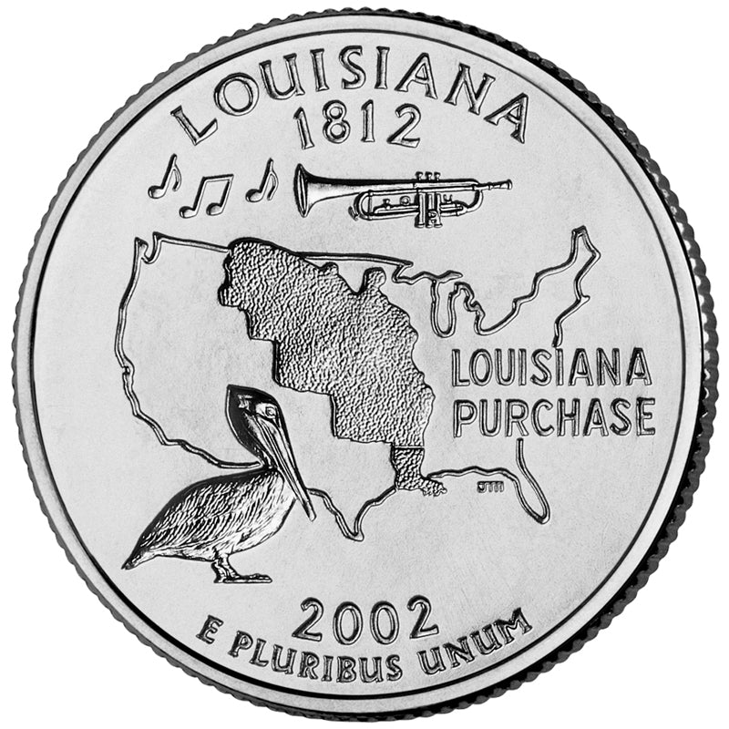 2002-P Louisiana State Quarter - Single Coin