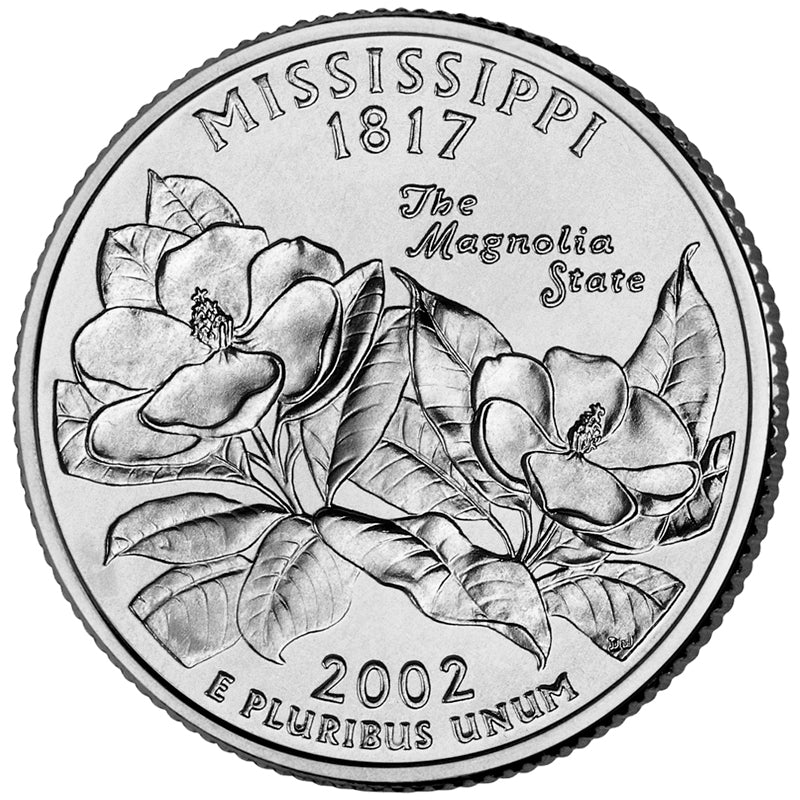 2002-P Mississippi State Quarter - Single Coin