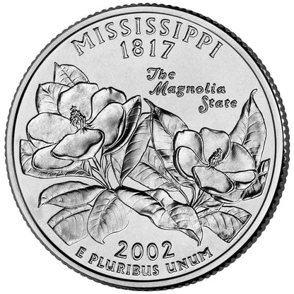 2002-P Mississippi State Quarter - Single Coin