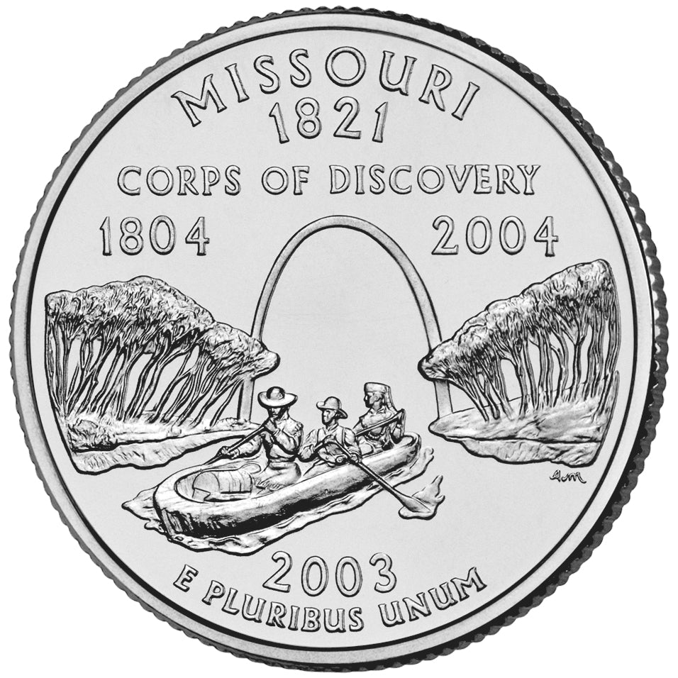 2003-D Missouri State Quarter - 40 Coin Roll