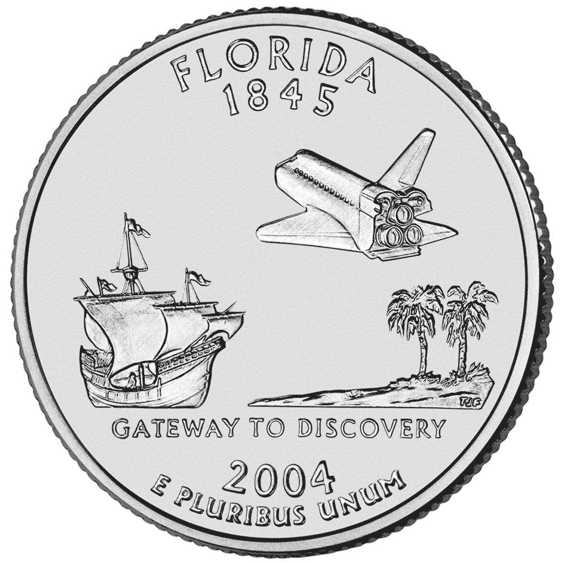 2004-D Florida State Quarter - 40 Coin Roll