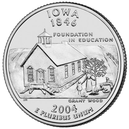 2004-D Iowa State Quarter - Single Coin