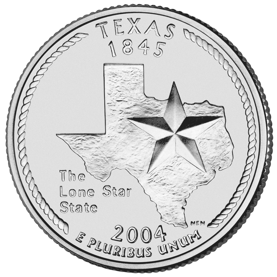 2004-D Texas State Quarter - 40-Coin Roll