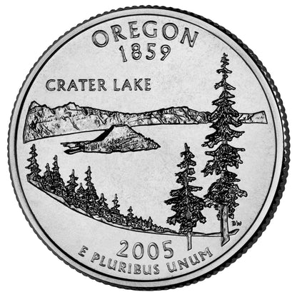 2005-D Oregon State Quarter - 40 Coin Roll