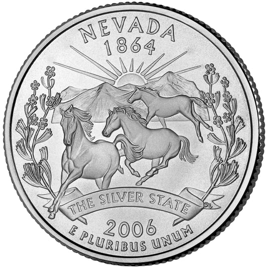 2006-D Nevada State Quarter - Single Coin BU