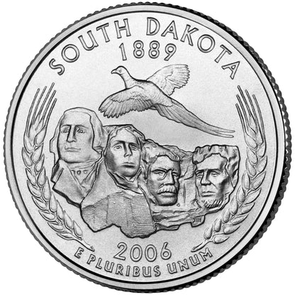 2006-D South Dakota State Quarter - Single Coin