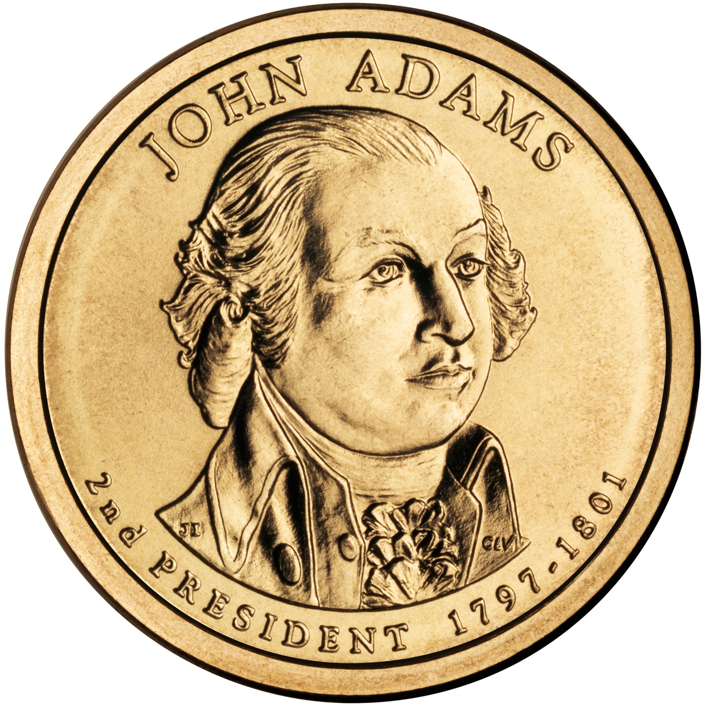 2007 John Adams Presidential Dollar - Single Coin