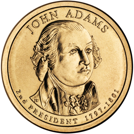 2007 John Adams Presidential Dollar - Single Coin