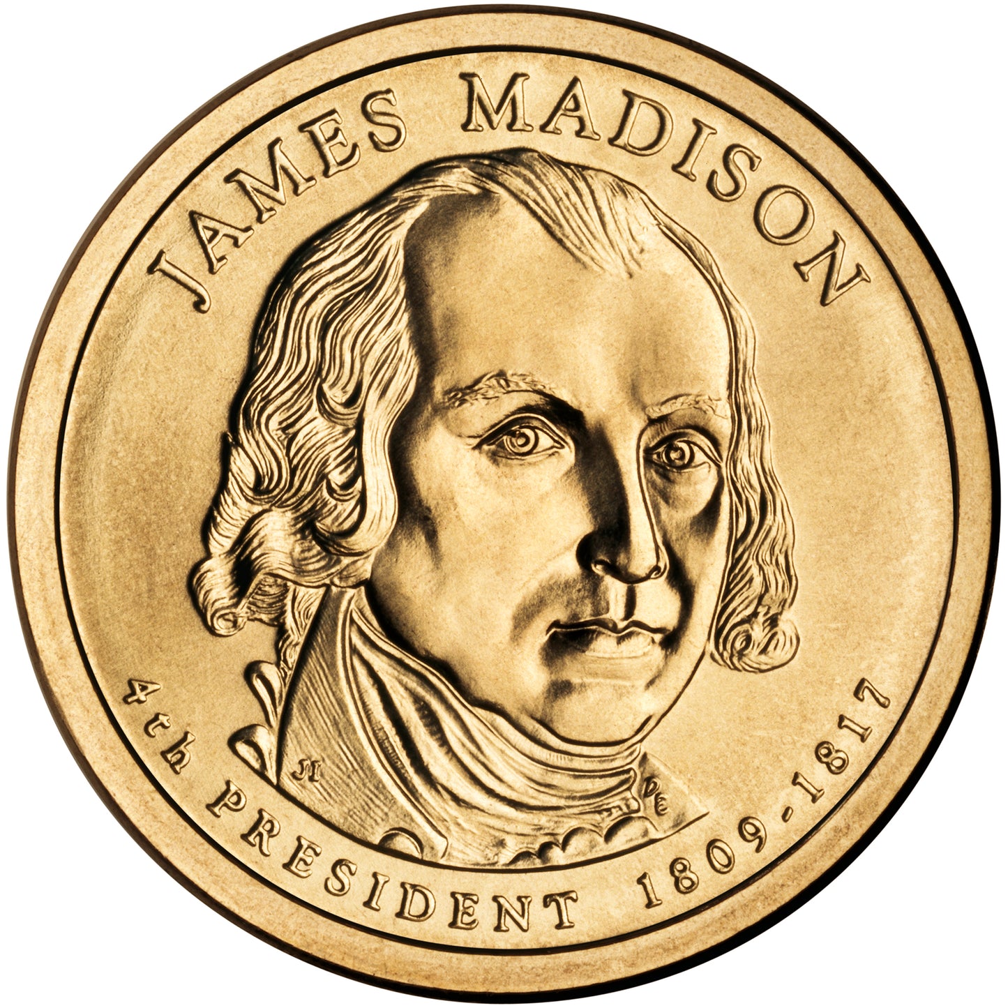 2007 James Madison Presidential Dollar - Single Coin