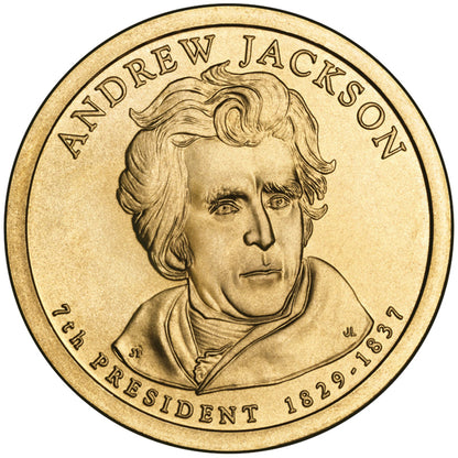 2008 Andrew Jackson Presidential Dollar - Single Coin