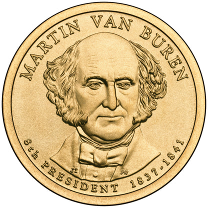 2008 Martin Van Buren Presidential Dollar - Single Coin