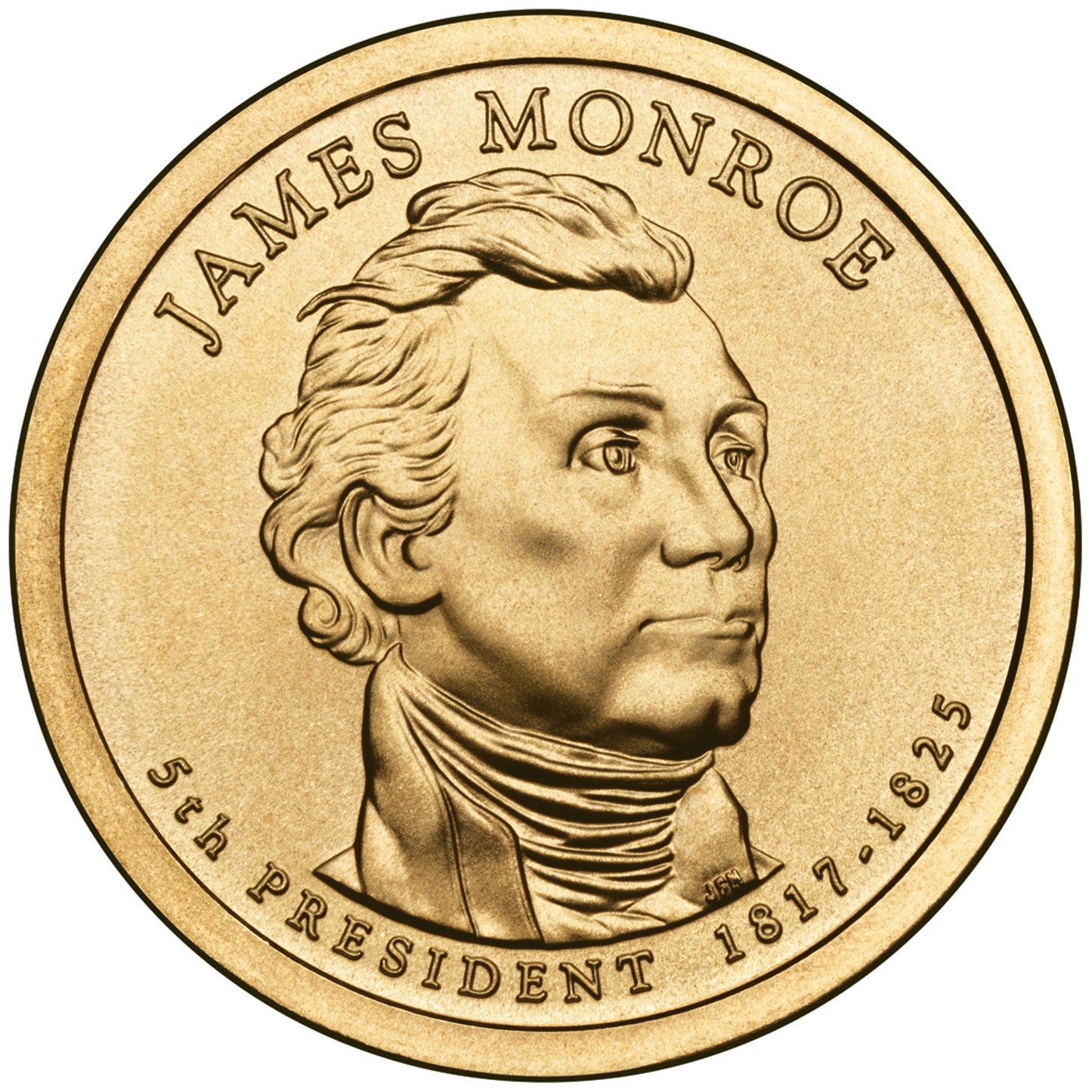 2008 James Monroe Presidential Dollar - Single Coin