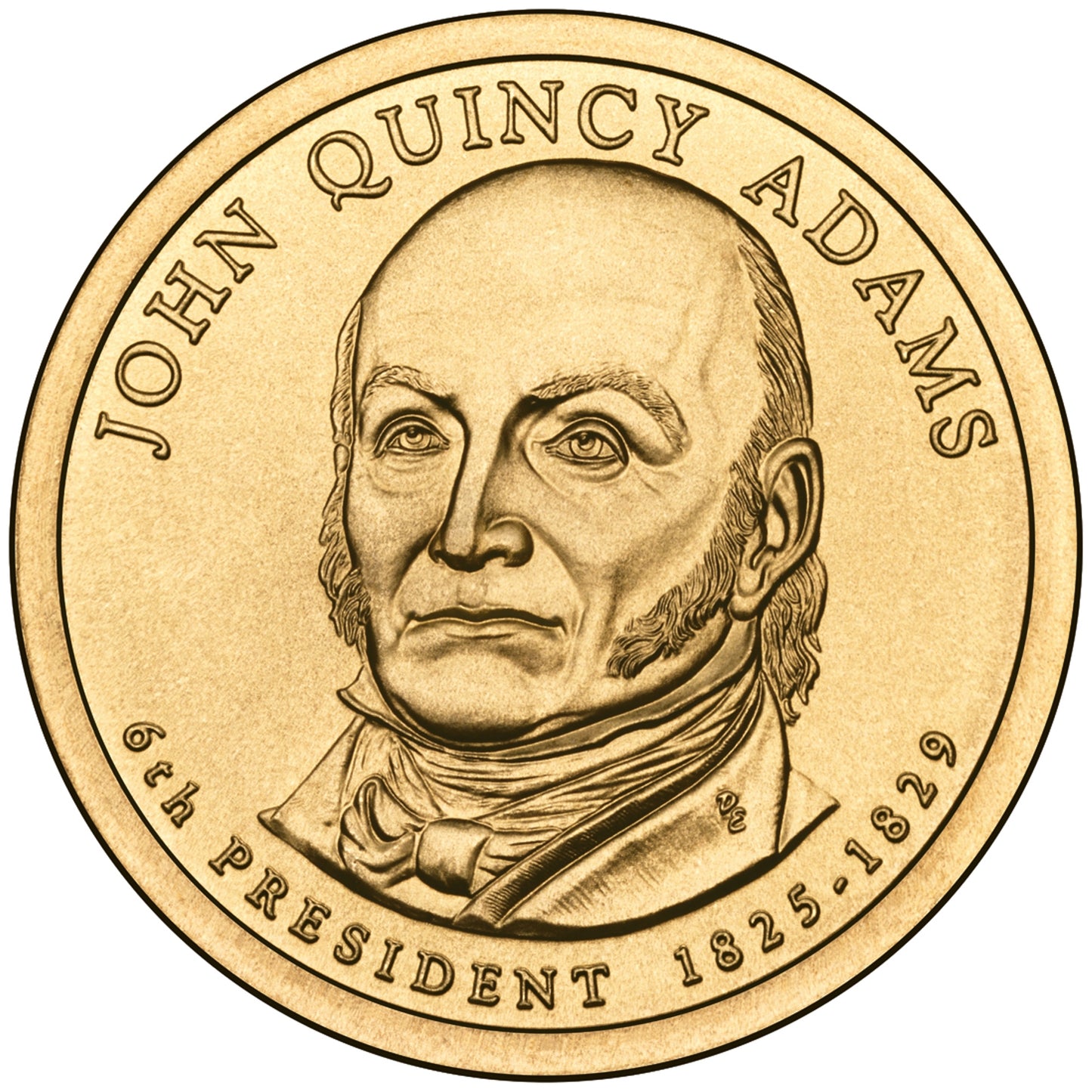 2008 John Quincy Adams Presidential Dollar - Single Coin