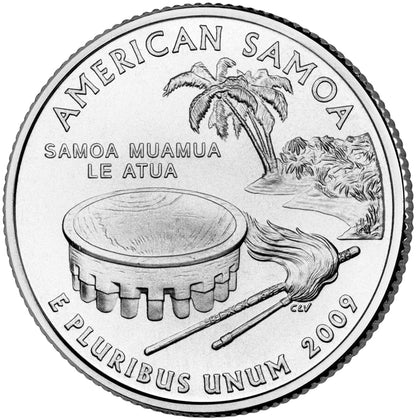 2009-D American Samoa Territory Quarter - Single Coin