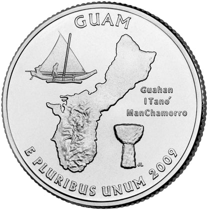 2009-P Guam Territory Quarter - Single Coin