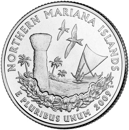 2009-D Northern Mariana Islands Territory Quarter - 40 Coin Roll