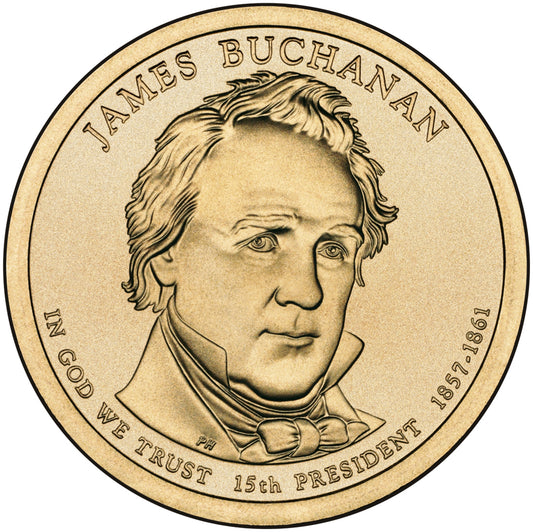 2010 James Buchanan Presidential Dollar - Single Coin