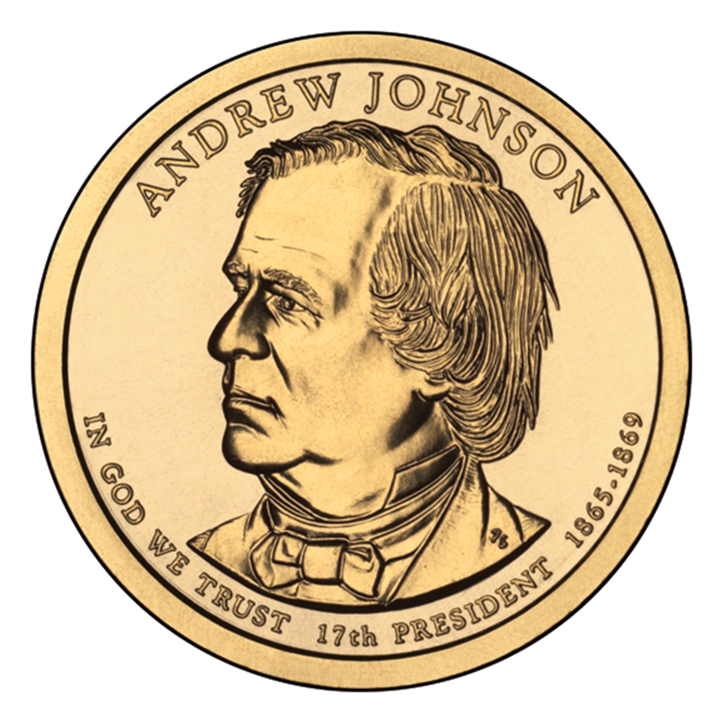 2011 Andrew Johnson Presidential Dollar - Single Coin