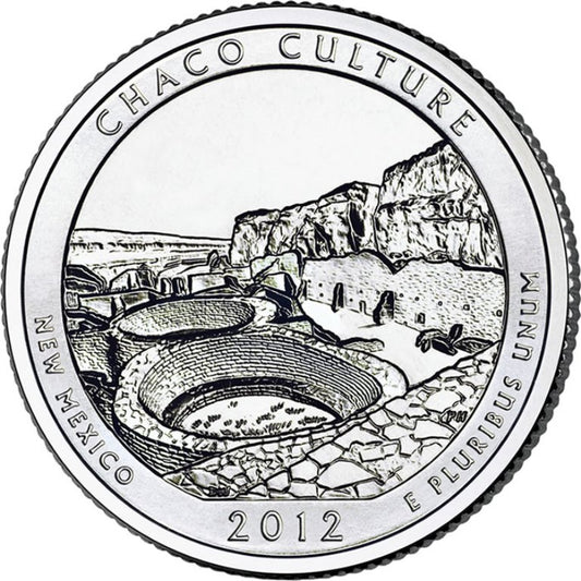 2012-P Chaco Culture National Park Quarter - Single Coin