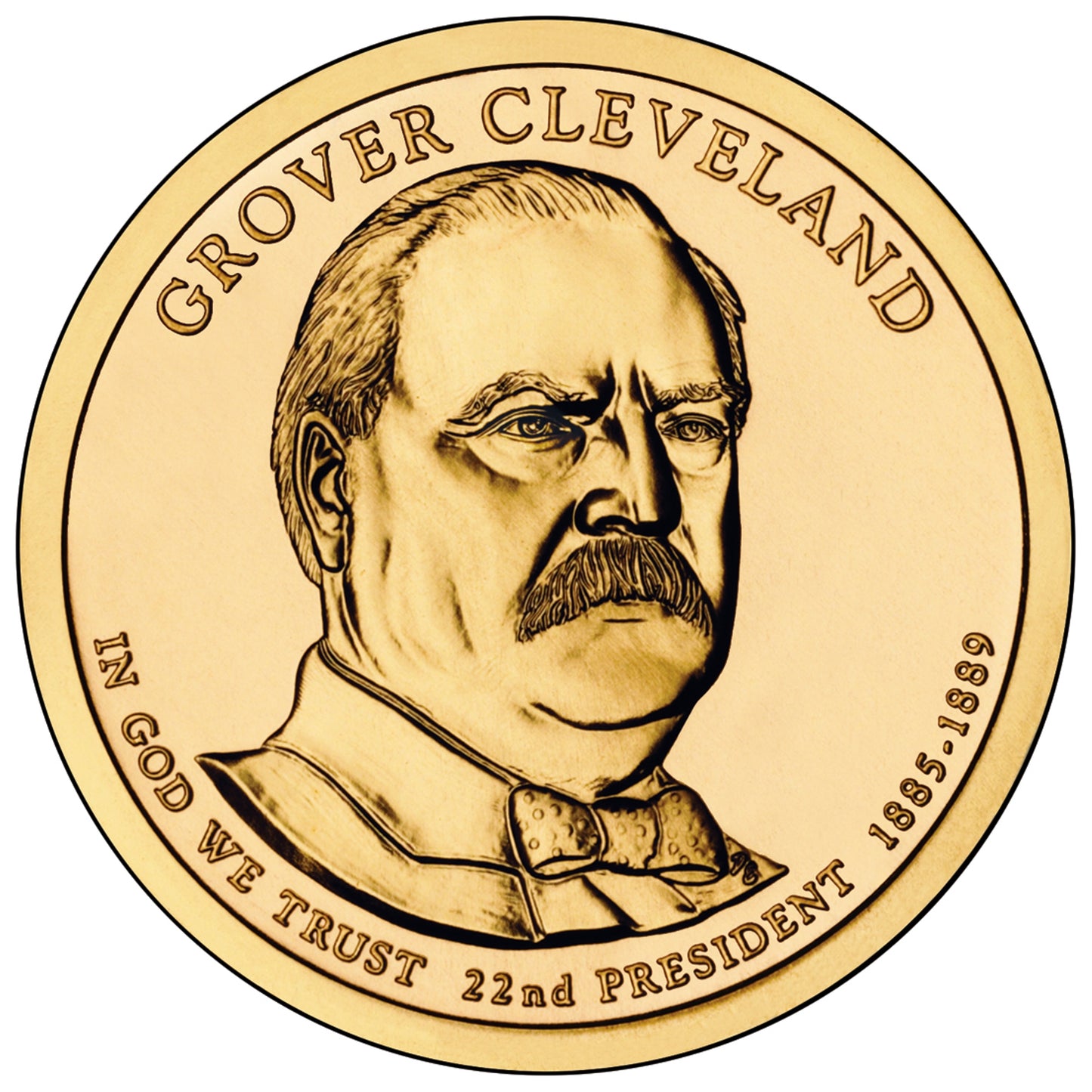 2012 Grover Cleveland 1st Term Presidential Dollar - Single Coin