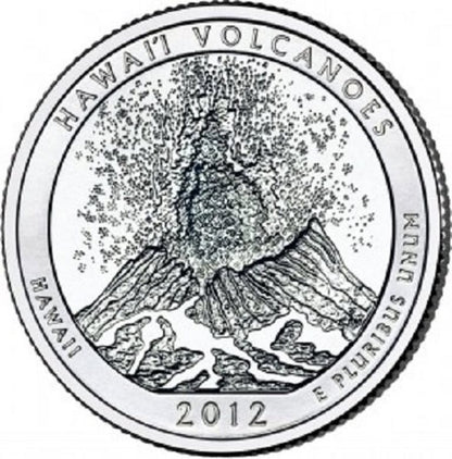 2012-P Hawaii Volcanoes National Park Quarter - Single Coin