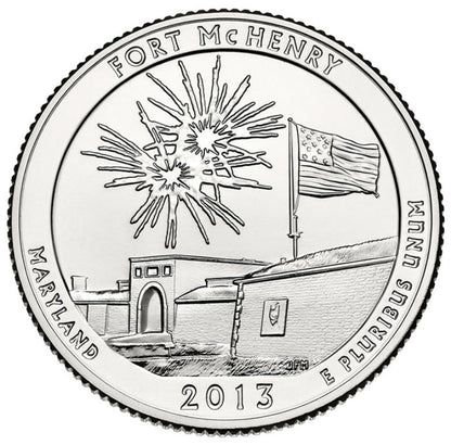2013-P Fort McHenry National Park Quarter - Single Coin