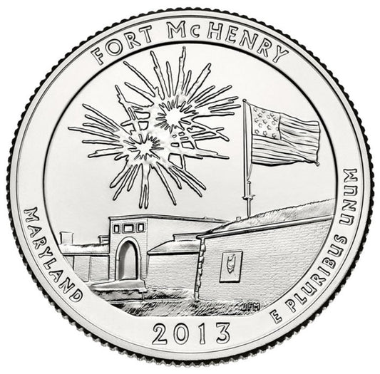2013-P Fort McHenry National Park Quarter - Single Coin