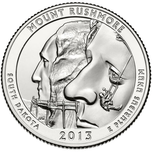 2013-P Mount Rushmore National Park Quarter - Single Coin