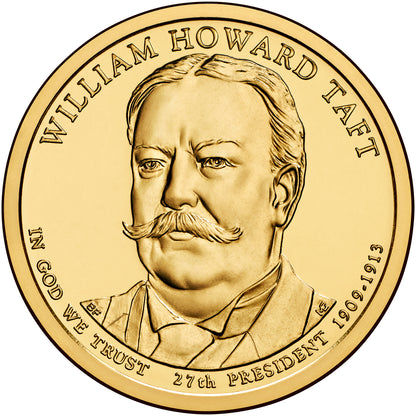 2013 William Taft Presidential Dollar - Single Coin