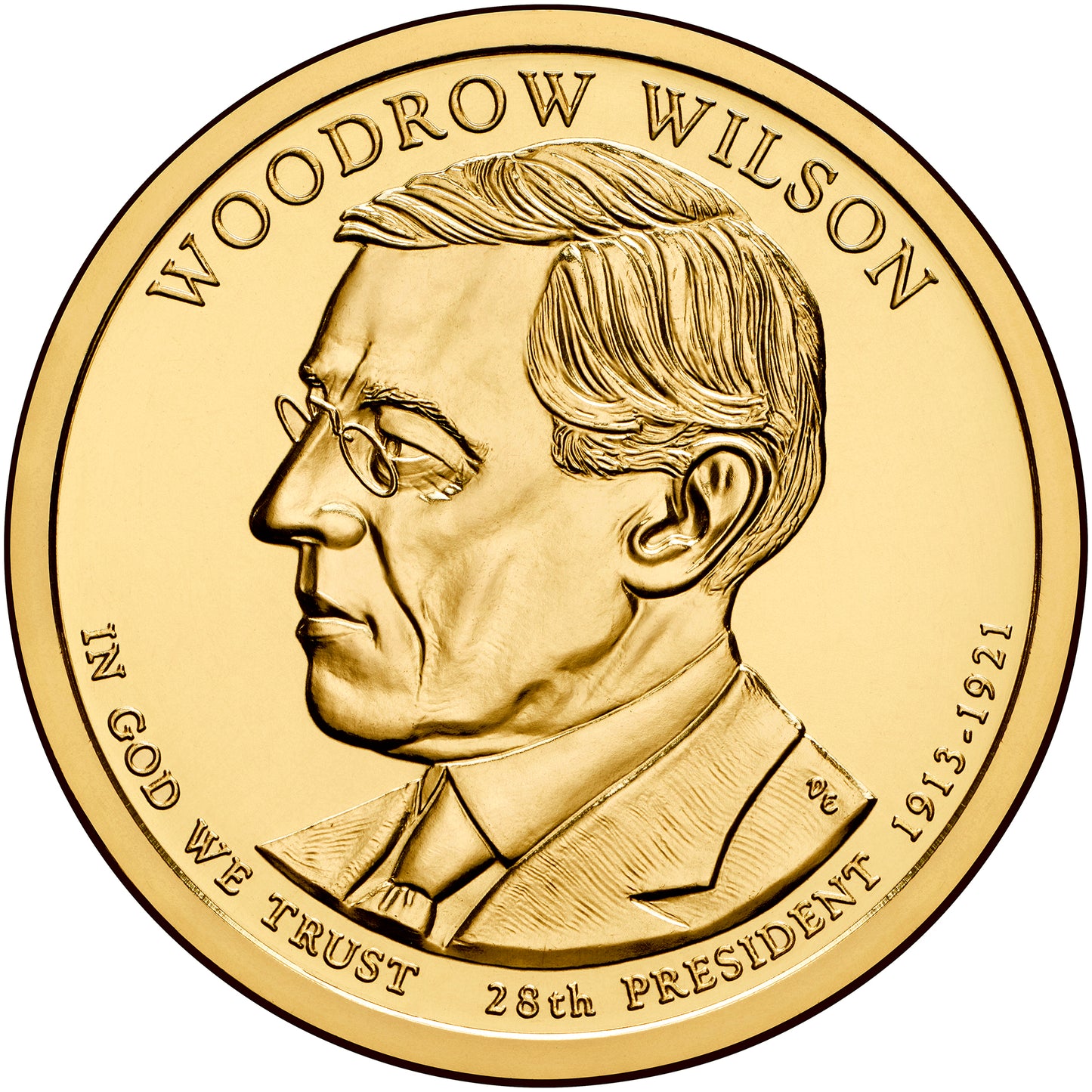 2013 Woodrow Wilson Presidential Dollar - Single Coin