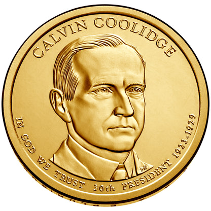 2014 Calvin Coolidge Presidential Dollar - Single Coin